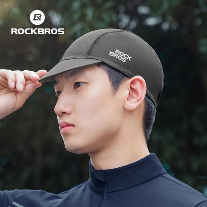 ROCKBROS Winter Cycling Cap Warmer Hat Windproof Thermal Cap Helmet Liner Men Women Outdoor Running MTB Road Bike Headwear Hat