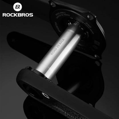 ROCKBROS Ultralight Carbon Fiber Bicycle Crank Chain wheel Spindle 162.5/165/167.5/170/172.5/175MM 52-36T  Transmission Systems