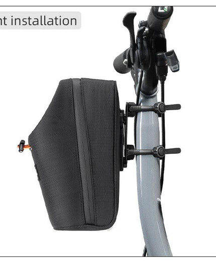 ROCKBROS Folding Bicycle Water Bottle Bags Fashion Front Frame Kettle Bags for Brompton Bike Electric Scooter Tools Package