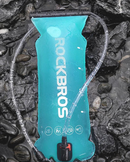 ROCKBROS 2L Water Bag Sports Portable Bicycle Water Bag Running Hydration Vest Backpack Outdoor Folding Water Bucket for Camping