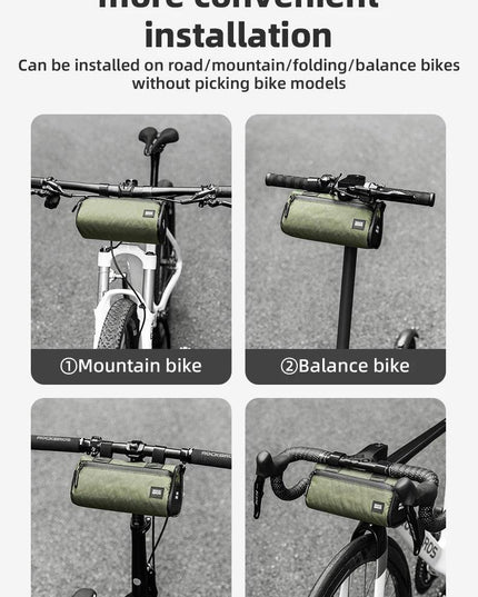 ROCKBROS Multifunctional Bike Bag Windproof Detachable Bag Large Capacity Pannier As Front Bag Tail Bag Cycling Accessories
