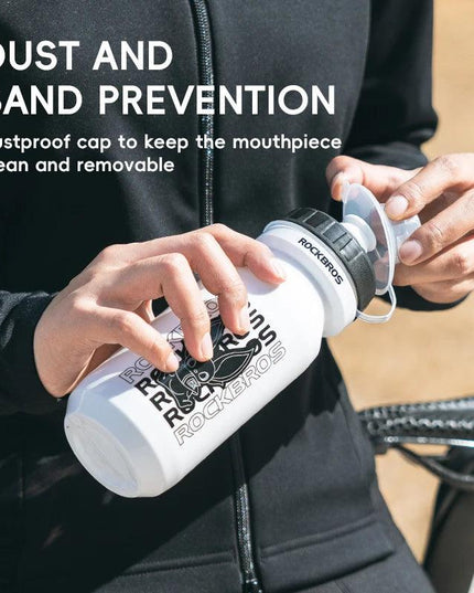 ROCKBROS Sports Water Bottle 600ml Leak-proof  PP5 Food-grade Material Sports Bottle Bicycle Lockable Cycling Water Kettle