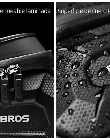 ROCKBROS Bicycle Bag Waterproof Touch Screen Cycling Bag Top Front Tube Frame MTB Road Bike Bag 6.5 Phone Case Bike Accessories