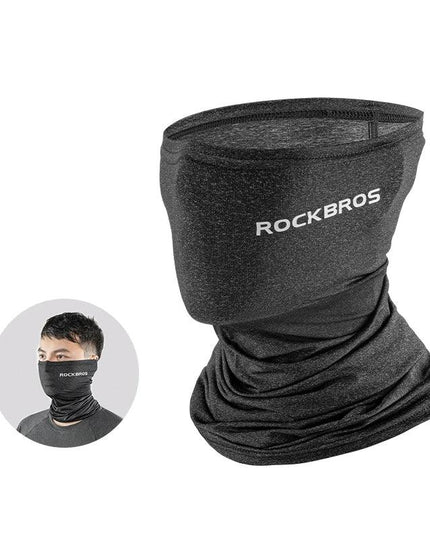 ROCKBROS Summer Face Scarf Neck Sun Protection Silk Cycling Headwear Motorcycle Scooter MTB Road Cycling Mask Breathable Bandana