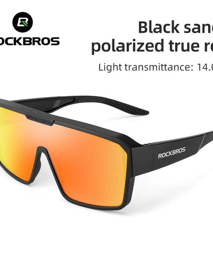 ROCKBROS Cycling Sunglasses Polarized UV Protection Set Glasses Frame for Myopia Glasses Running Fishing Cyling Goggles