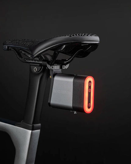 ROCKBROS Bicycle Tail Light With Lock Bluetooth Password Pairing Bike Lock Light IPX6 Waterproof Warning Light Tail  Accessories