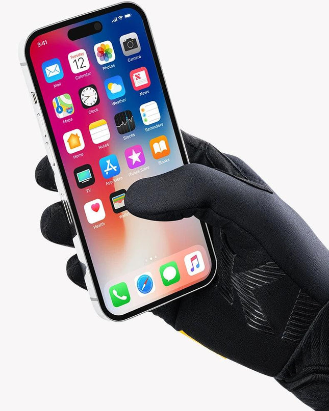 ROCKBROS Winter Gloves Touch screen Windproof Bike Cycling Gloves Full Finger Ski Non-Slip Warm Sports Motorcycle Hiking Gloves