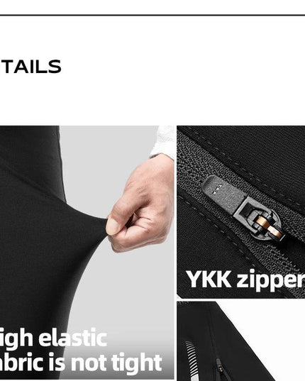 ROCKBROS Warm Cycling Pants Outdoor Windproof Tights Leggings Fleece Winter Breathable Bike Long Pants with Pockets EUR Size