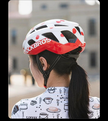 ROCKBROS Cycling Helmet Ultralight Fashion Breathable MTB Road Bicycle Helmet Men Women Suit 54-62CM Racing Bike Equipments ﻿