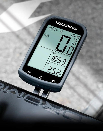 ROCKBROS  Bicycle Computer GPS 5.0 ANT Bluetooth Waterproof Wireless Cyclocomputer Speedometer Bike Stopwatch Bike Accessories