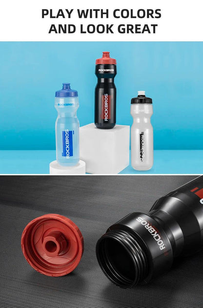 ROCKBROS Water Bottle 750ml Cycling Water Drink Bottle Outdoor Sports Travel Leisure Portable Kettle Water Bottle Drinkware