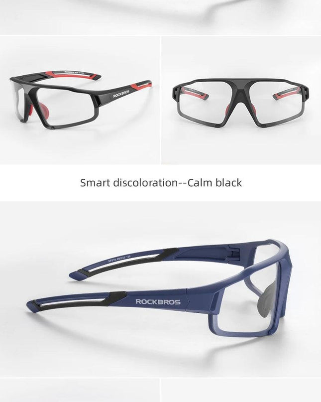 ROCKBROS Photochromic Cycling Glasses Bike Bicycle Glasses Sports Men's Sunglasses MTB Road Cycling Eyewear Protection Goggles