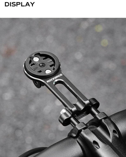ROCKBROS Bike Bracket Front Light Lamp Holder Aluminum Alloy Extension Holder for Bicycle Computer Wahoo Bryton Garmin Bracket