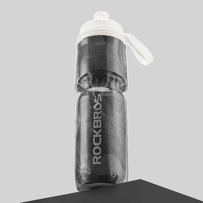 ROCKBROS Cycling Insulated Water Bottle 750ml PP5 Material Outdoor Sports Fitness Running Riding Camping Hiking Portable Kettle