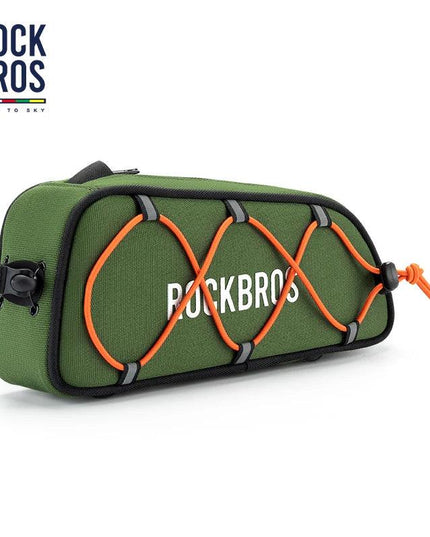 ROCKBROS ROAD TO SKY Cycling Bag Large Capacity Bicycle Front Tube Bag Long Distance Riding Head Beam Hanger Bag Bike Accessory
