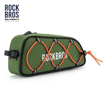 ROCKBROS ROAD TO SKY Cycling Bag Large Capacity Bicycle Front Tube Bag Long Distance Riding Head Beam Hanger Bag Bike Accessory