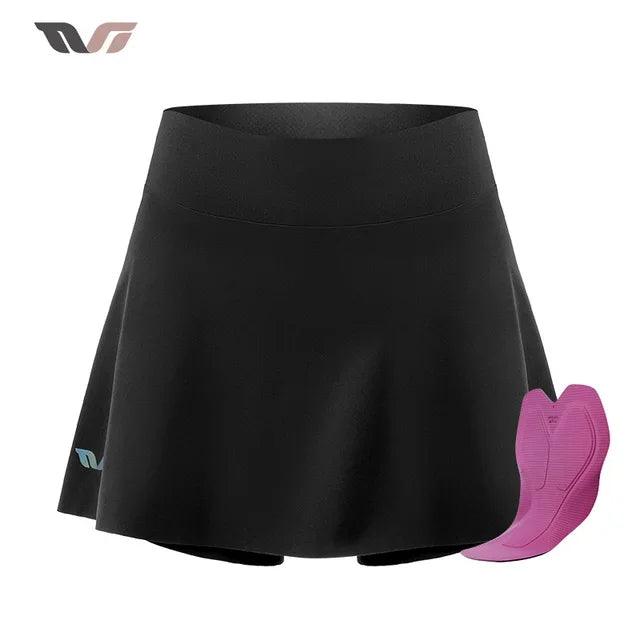 ROCKBROS TVI Cycling Skirt for Women Summer Breathable Running Cycling Outdoors Tennis Sport Skirt Pockets Fitness Casual Shorts