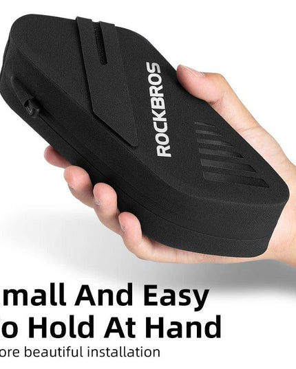 ROCKBROS Bicycle Saddle Bag 0.6L Capacity Waterproof Bike Rear Tail Bag Can Hang Taillights MTB Road Bike Bag Bike Accessories