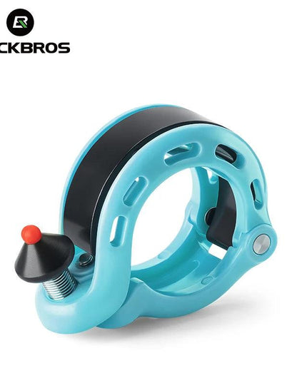 ROCKBROS Bicycle Bell MTB Road Cycling Horn Bike Handlebar Bell Q-Type Hidden Bell Safety Rainproof Anti-Slip Bike Accessories