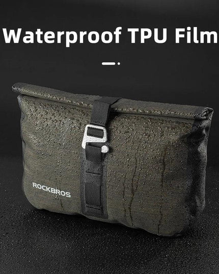 ROCKBROS 5-6L Bicycle Bag Waterproof Front Reflectice Tube Bike Bag MTB Large Capacity Handlebar Bag Front Frame Trunk Pannier