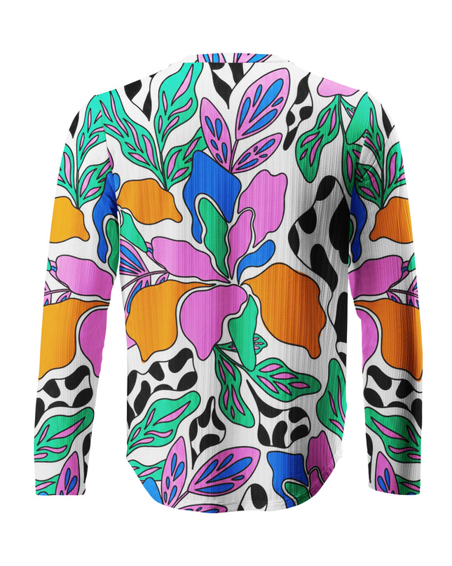 ROCKBROS Pop Art Graphic Floral Sweatshirt