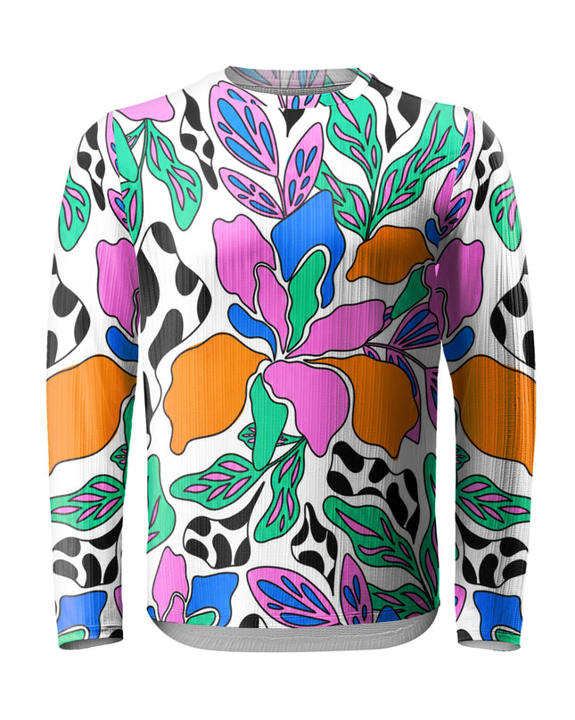 ROCKBROS Pop Art Graphic Floral Sweatshirt
