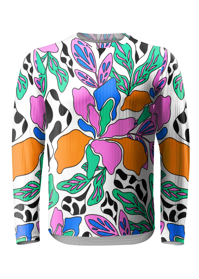 ROCKBROS Pop Art Graphic Floral Sweatshirt