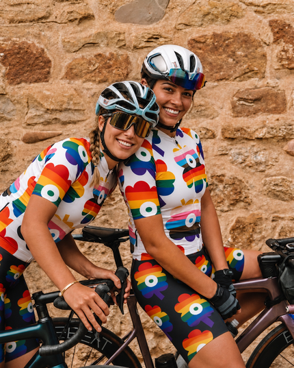 ROCKBROS Women's Radiant Spectrum Bloom Cycling Shorts