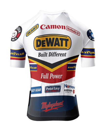 ROCKBROS Women's Retro Sponsor Graphic Cycling Jersey