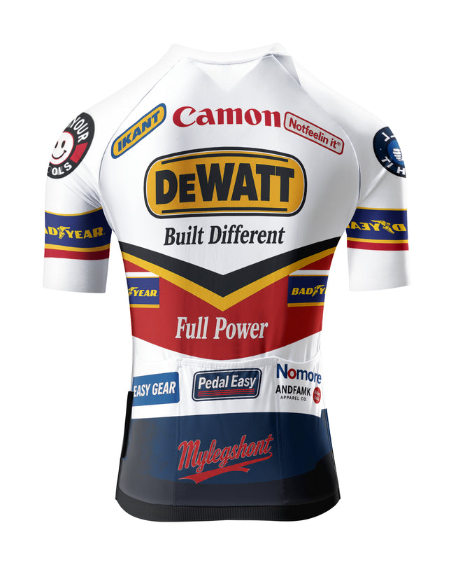 ROCKBROS Women's Retro Sponsor Graphic Cycling Jersey