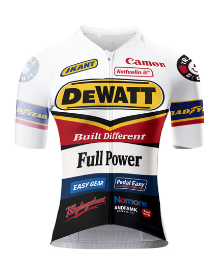 ROCKBROS Women's Retro Sponsor Graphic Cycling Jersey