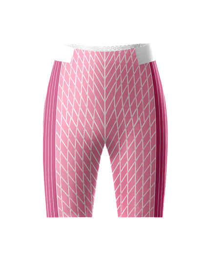 ROCKBROS Women's Pink Graphic Cycling Shorts