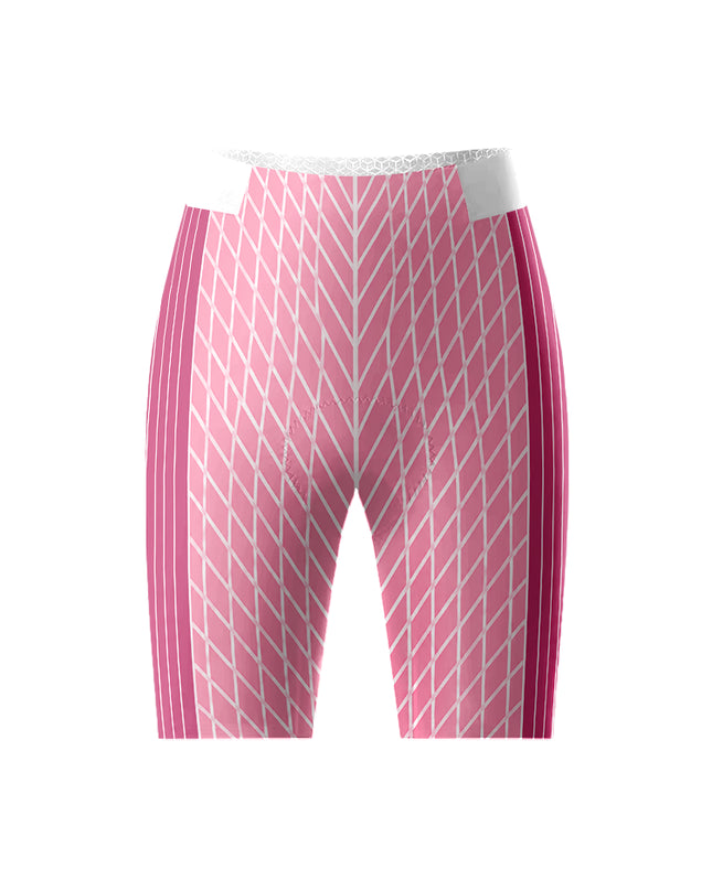 ROCKBROS Women's Pink Graphic Cycling Shorts