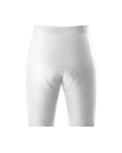 ROCKBROS Women's White Sponsor Graphic Cycling Shorts