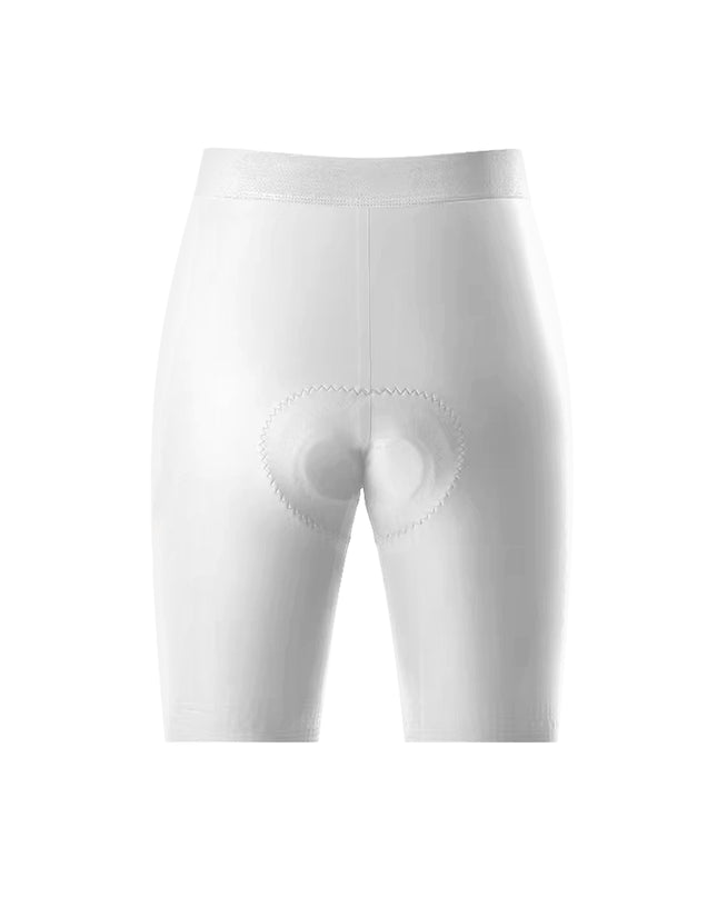 ROCKBROS Women's White Sponsor Graphic Cycling Shorts