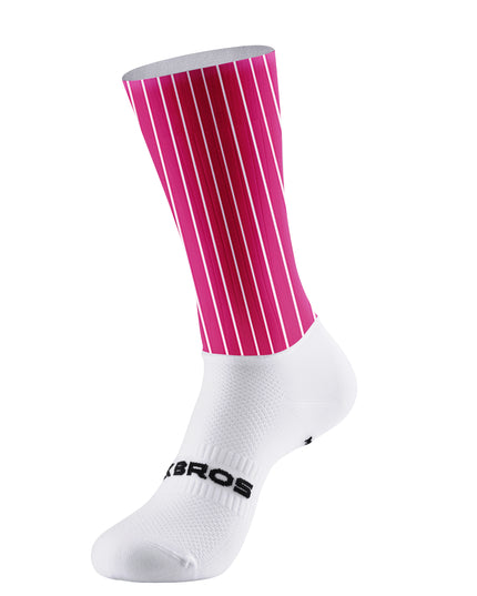 ROCKBROS Pink Stripe Cycling Socks