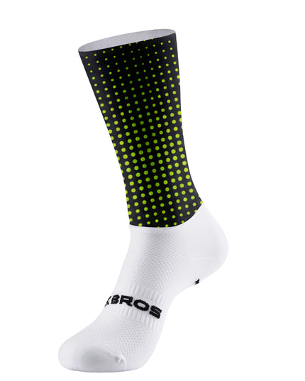 ROCKBROS Neon Dot Print Cycling Socks
