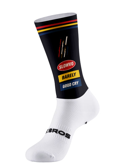 ROCKBROS Retro Racing Graphic Cycling Socks