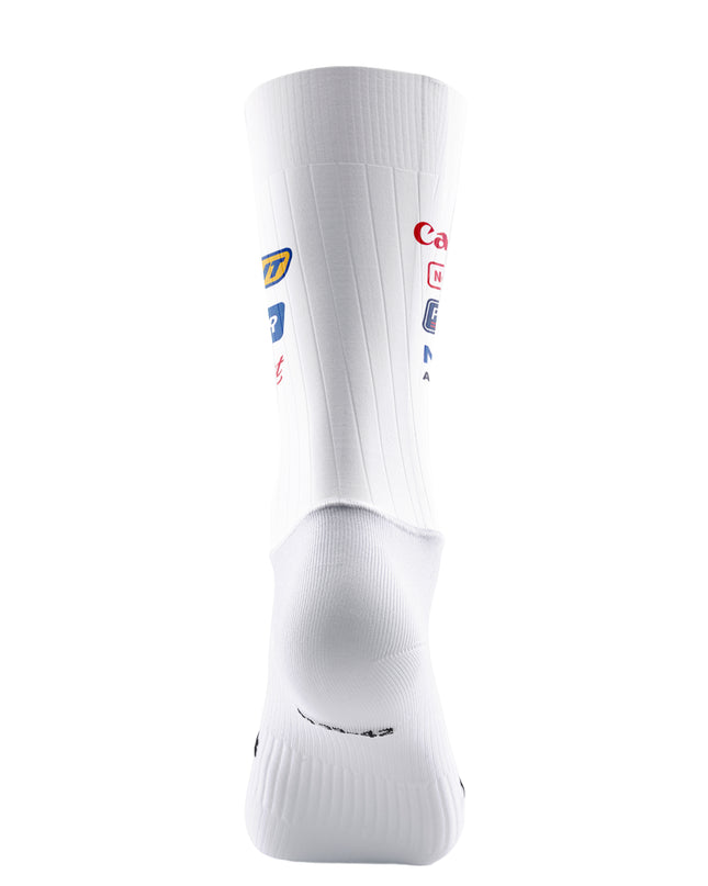 ROCKBROS White Logo Graphic Cycling Socks