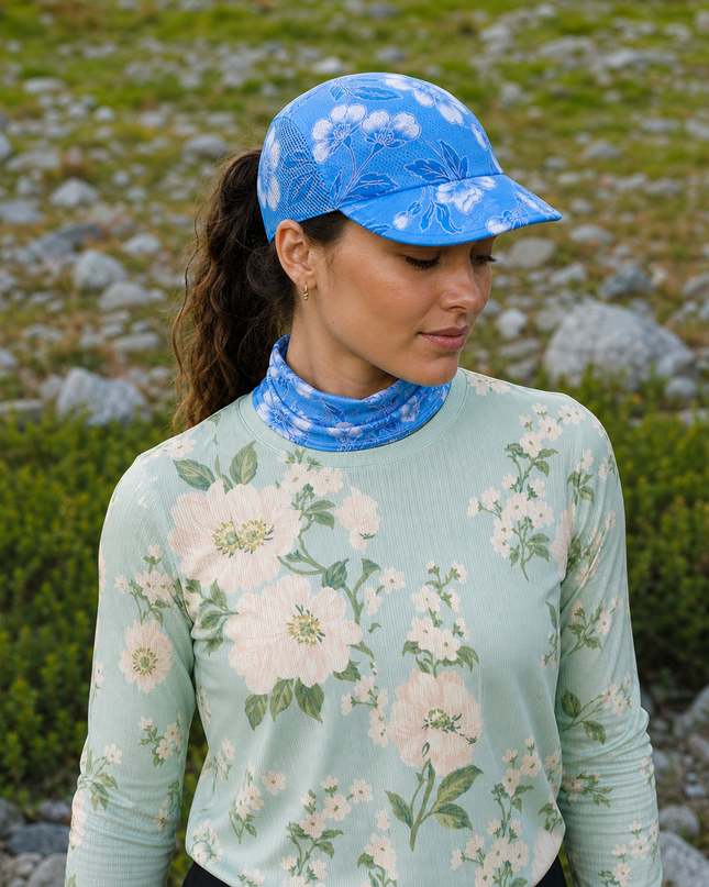 ROCKBROS Wild Garden Vintage Floral Fleece Sweatshirt
