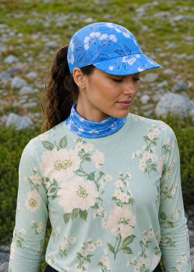 ROCKBROS Wild Garden Vintage Floral Fleece Sweatshirt