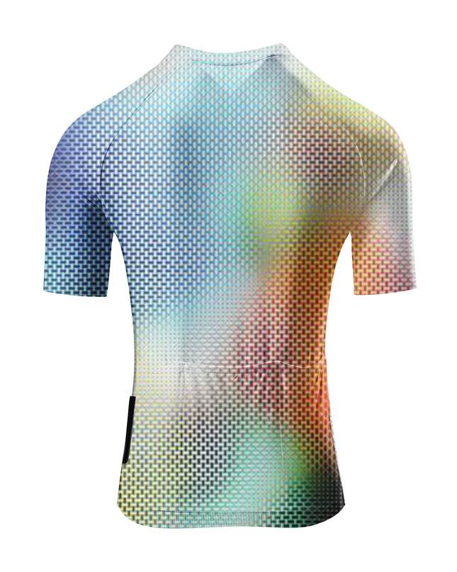 ROCKBROS Women Holographic Neon Grid Cycling Set
