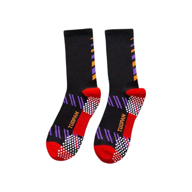 One Size Striped Pattern Cycling Socks