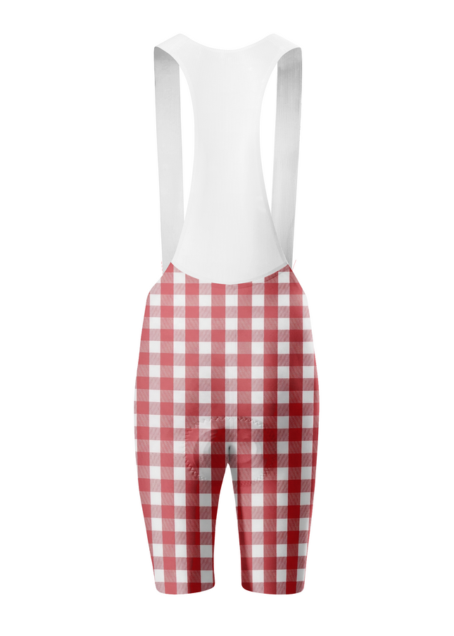 ROCKBROS Women's Red Gingham Floral Cycling Set