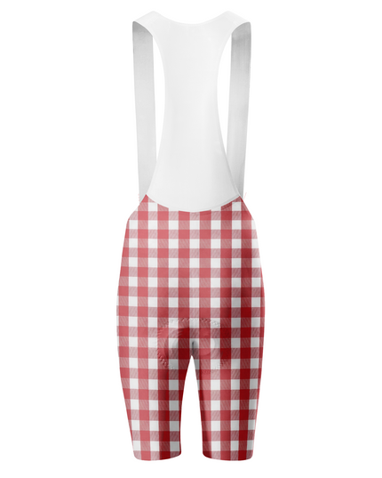 ROCKBROS Women's Red Gingham Floral Cycling Jersey