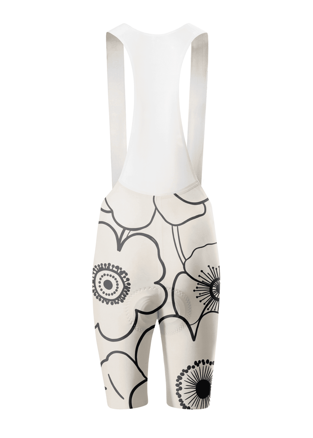 ROCKBROS Women's Minimalist Floral Cycling Bib Shorts