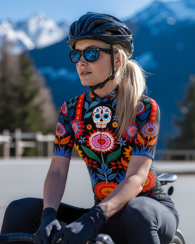 Women's Mexican Folk Art Cycling Jersey