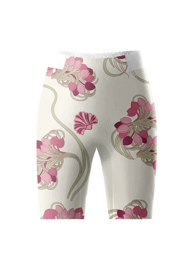 ROCKBROS Women's Art Nouveau Floral Cycling Shorts