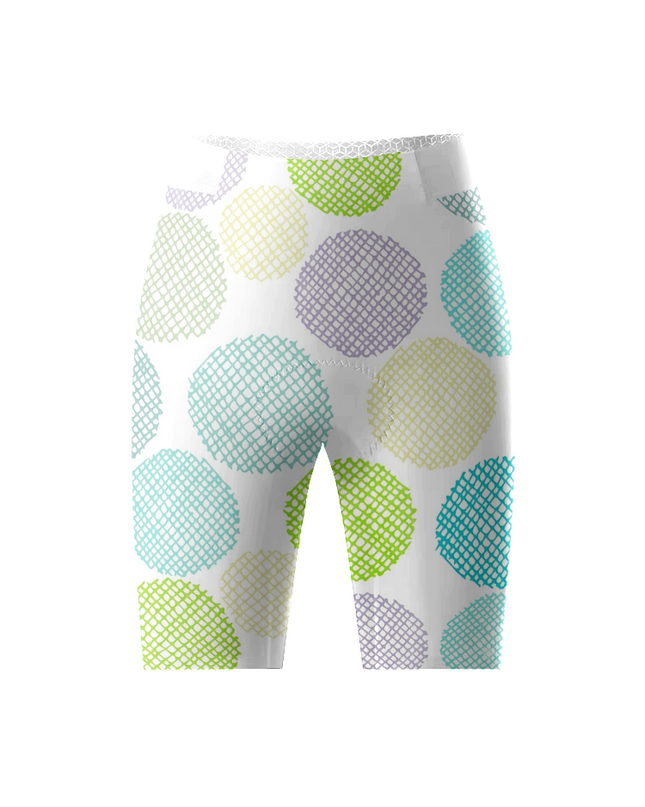 ROCKBROS Women's Colorful Mesh Polka Dot Print Short Sleeve Cycling Set