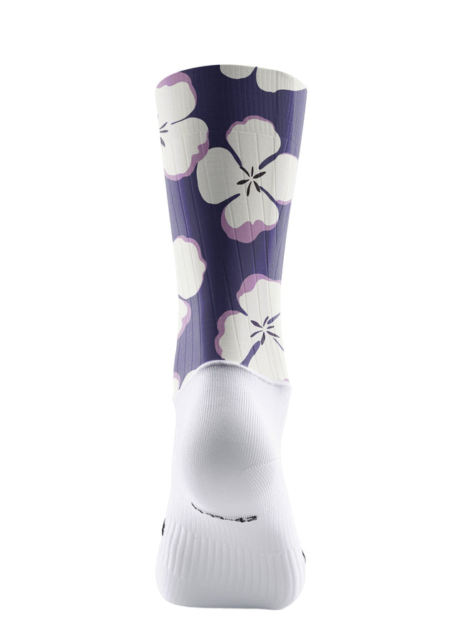 ROCKBROS Women Purple Floral Short Sleeve Cycling Set